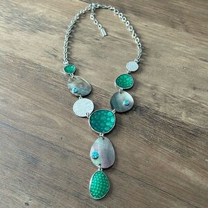 SPOUTNIK | MASSIVE ABALONE PENDANT CHAIN NECKLACE